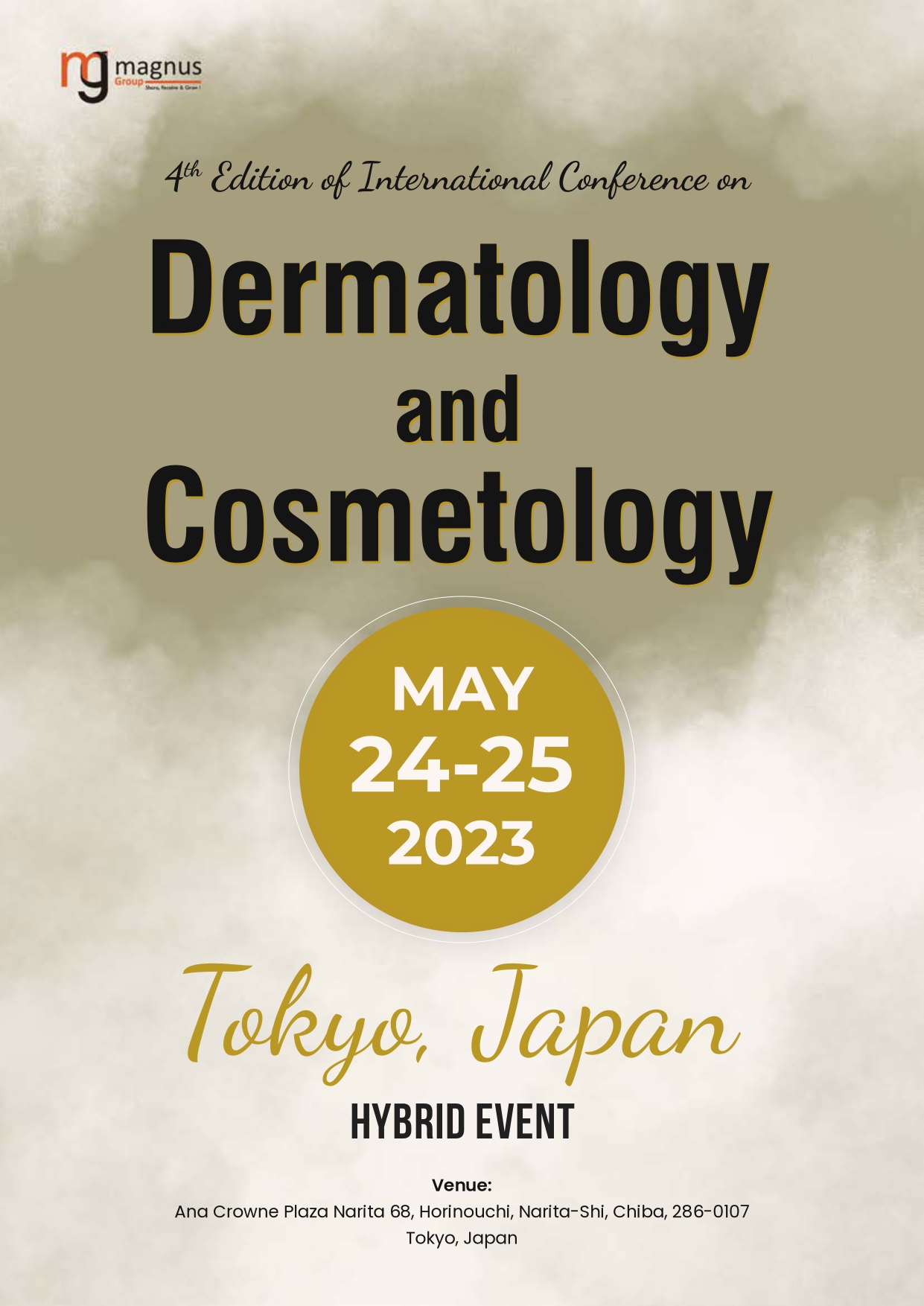 4th Edition of International Conference on Dermatology and Cosmetology | Tokyo, Japan Book